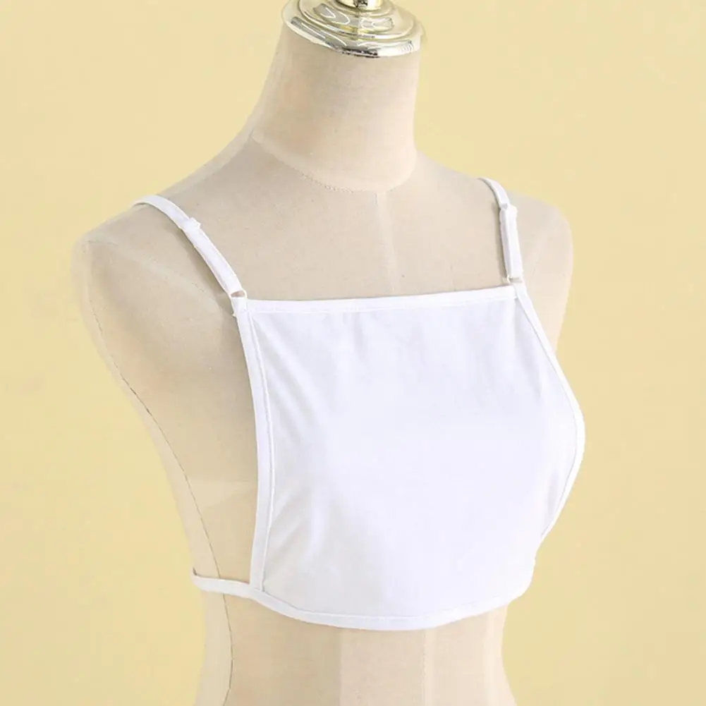 Cubierta de pecho sin costuras para mujer, envoltura de pecho antiexposición, sin espalda, camisola simulada Invisible, conjunto de sujetador, modestia para mujeres mejoradas