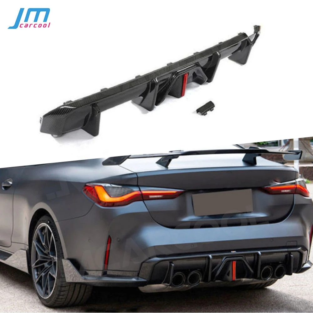 

Dry Carbon Fiber Car Rear Bumper Lip Diffuser Spoiler Body Kits for BMW G80 M3 G82 G83 M4 2020-2024 Rear Diffuser Accessories