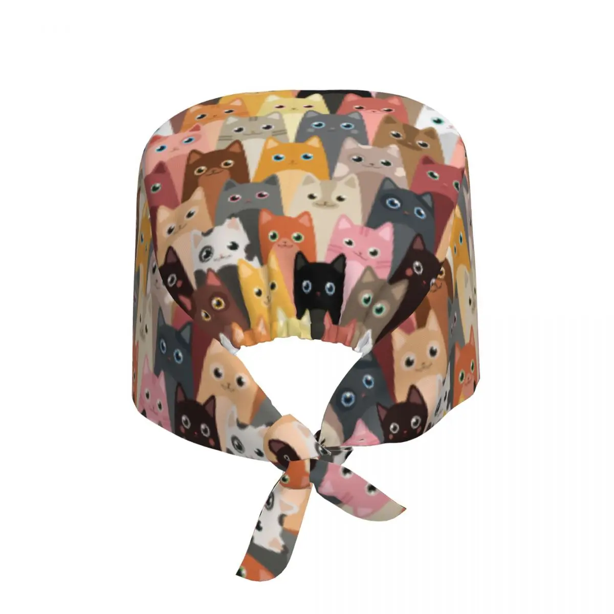 Fashion Work Hat Cartoon Cute Cats Casual Wash Hat Bag Cap Articulos