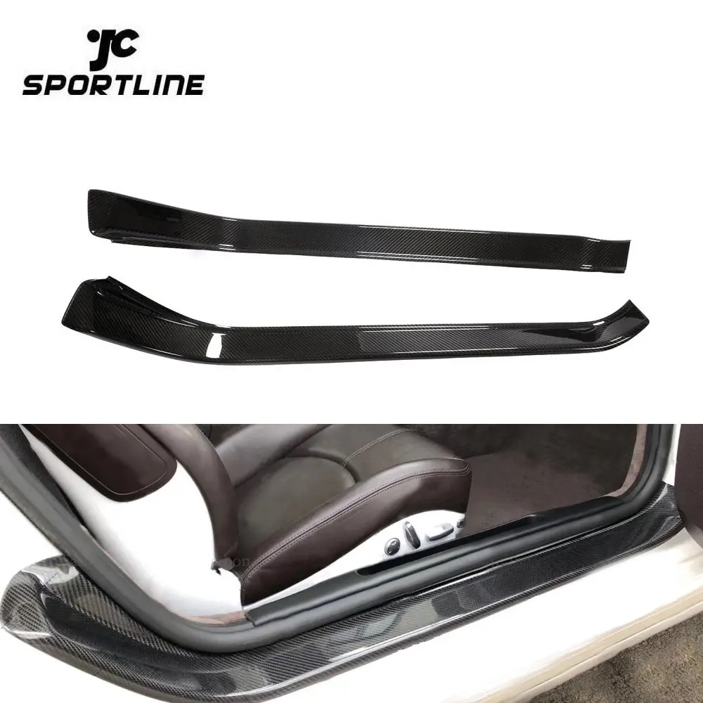 

Dry Carbon Fiber Door Side Sill Cover For Porsche Carrera S 4S Turbo S GT2 GT3 Targa 4S 997 911 2005-2011