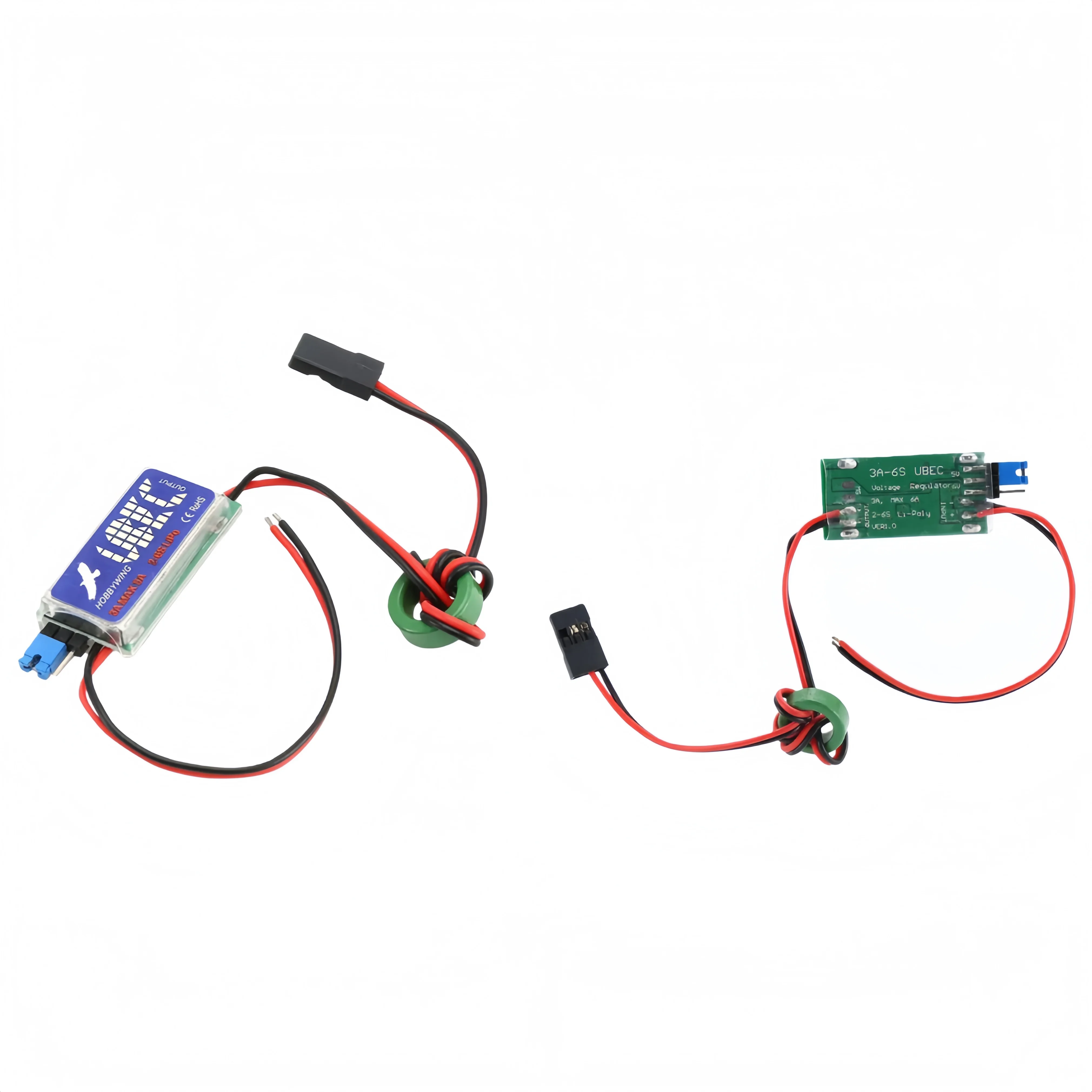 

3A switch mode UBEC 5V/6V 5A minimum RF noise BEC fully shielded anti-interference regulator