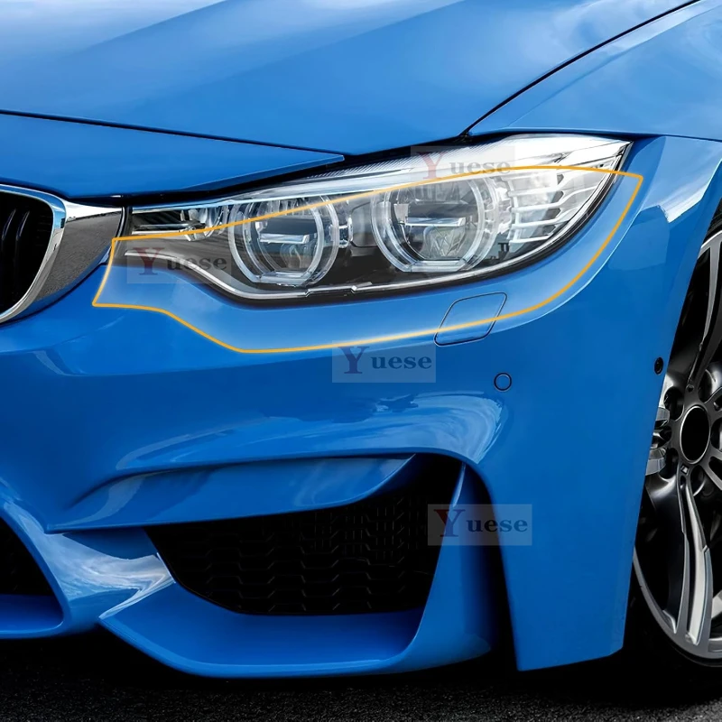 

Для BMW 4-дверный Coupe M3 F80 2014-2019, автомобильная зеркальная пленка для предотвращения столкновений, прозрачные защитные оригинальные наклейки из ТПУ