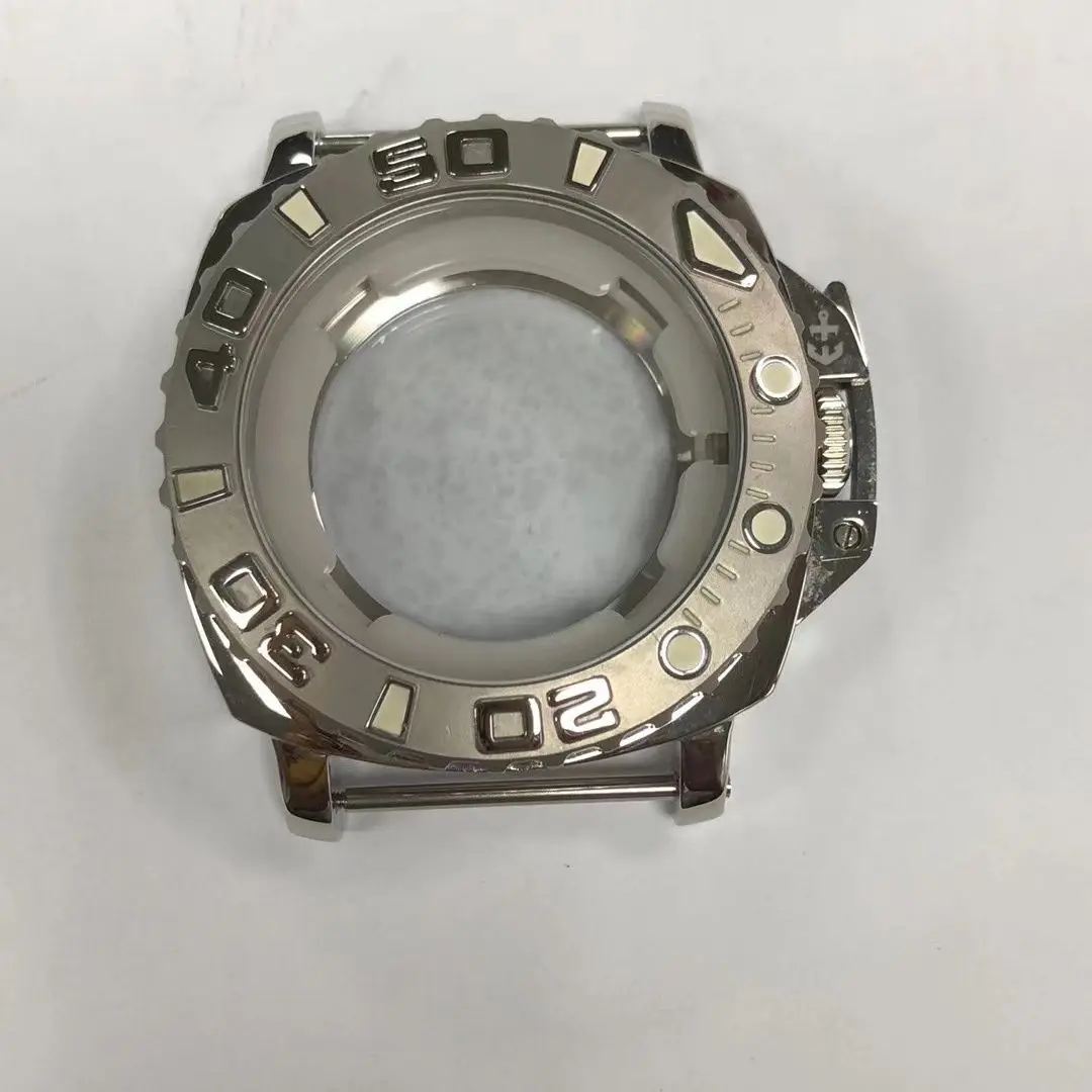 316 stainless steel diving watch case 24mm ear position for 2824 movement large diameter 45mm