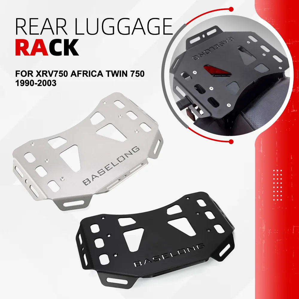 

For Honda XRV750 Africa Twin 750 1990-2001 2002 2003 Motorcycle Rear Luggage Rack Carrier Shelf Top Box Holder Support Bracket