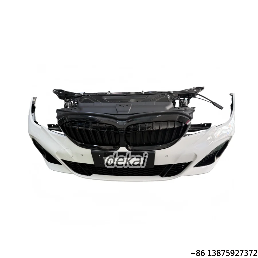 

2019 Version 3 Series G20 G21 Front Bumper Assembly with Radiator Fan Kit Bolt-On Universal Fitment
