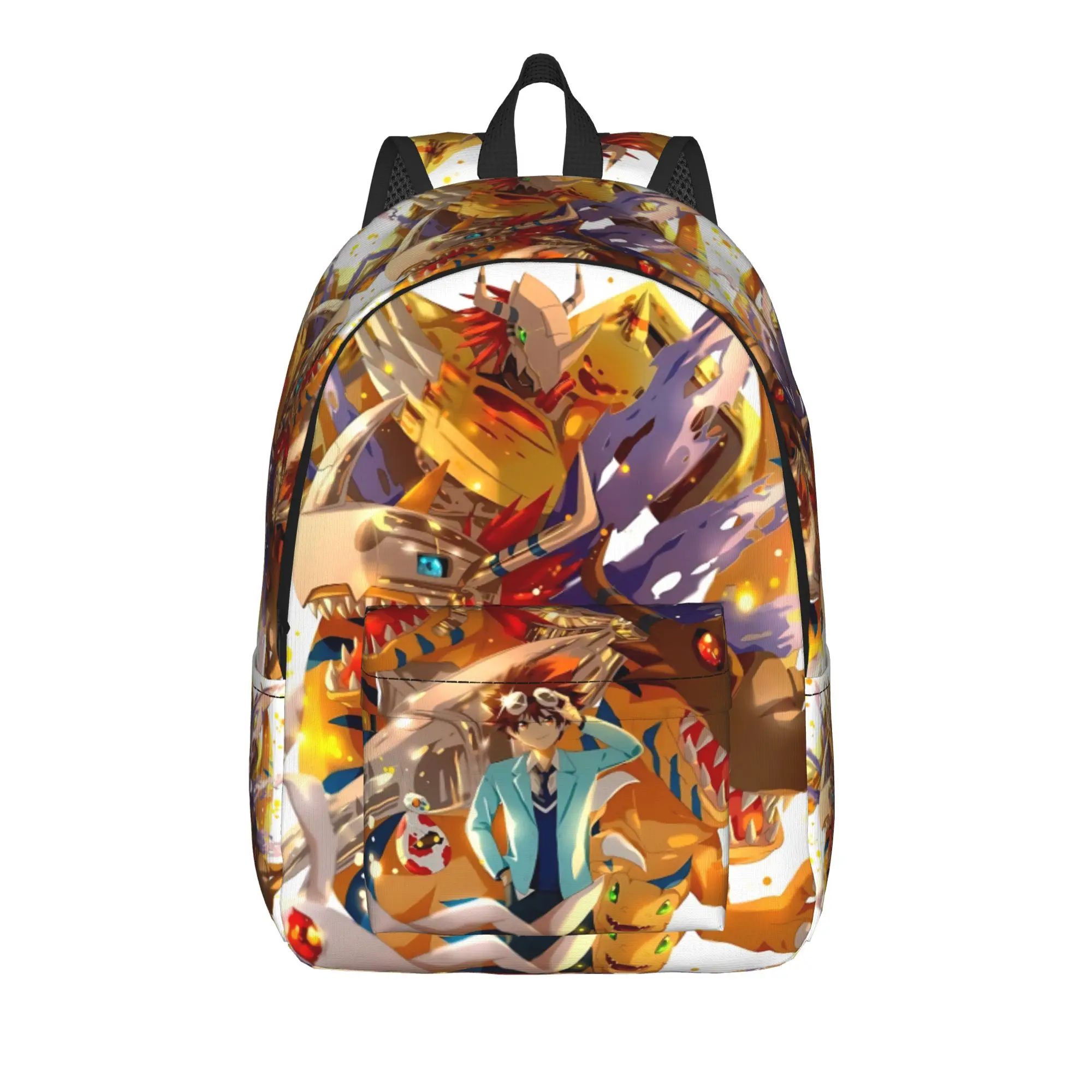 Fashion Digital Monster Backpack  Mochilas Casual Outdoor Retro Washable Rucksack