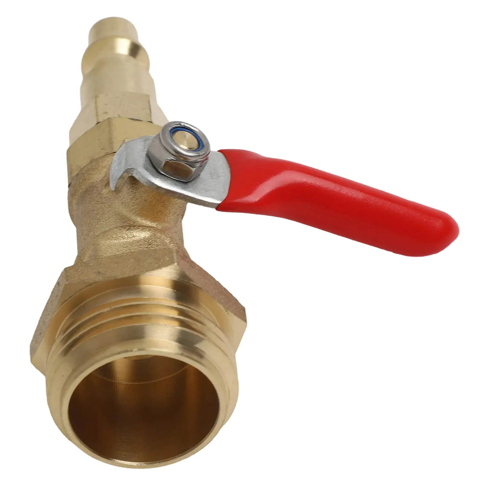 Robust Brass Water Blowing Adapter designed for RVs featuring Compatible Connections to Prevent Freezing Issues