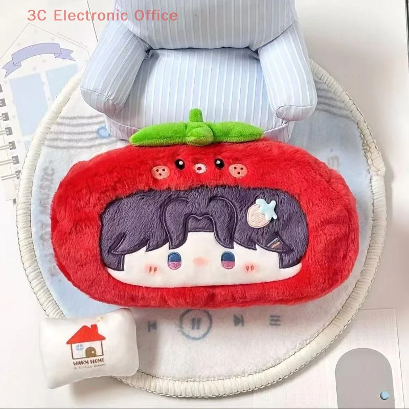 لطيف Kawaii أفخم ماكياج حقيبة مستحضرات التجميل الكرتون سعة كبيرة مقلمة القرطاسية تخزين اللوازم المكتبية المدرسية