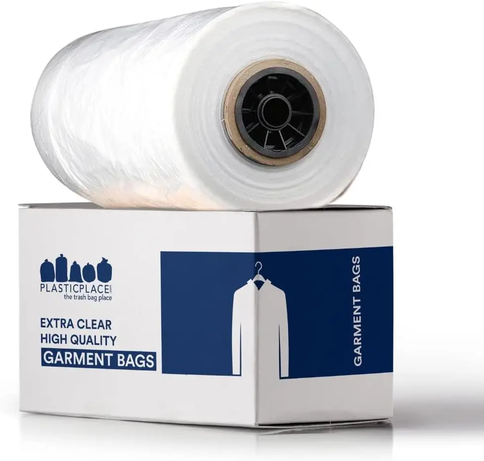 

Прозрачные пакеты для одежды, 21 x 7 x 30 дюймов, 577 шт. для сухой уборки и хранения вещей