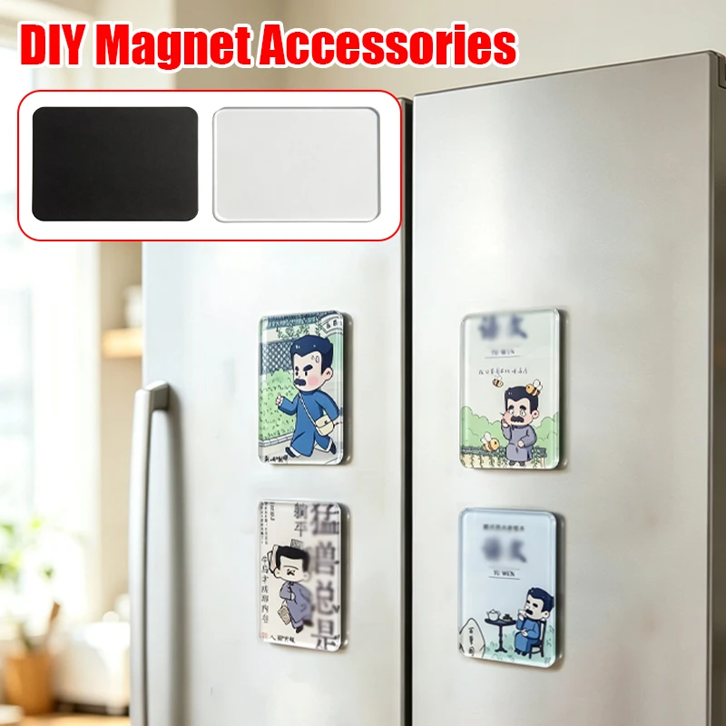Self Made Acrylic Fridge Magnets Clear Acrylic Craft Set Acrylic DIY Kit Creative Birthday DIY Craft Gift Home Decoration Use