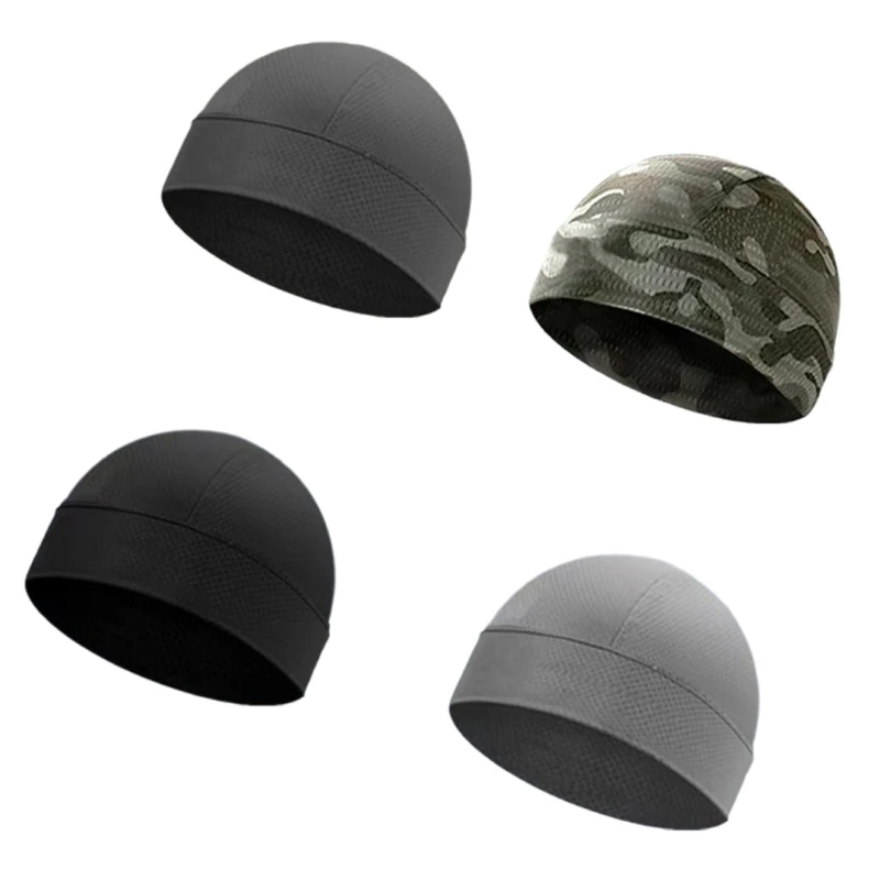 Motorcycling Cycling Caps Quick Drying Cooling Skull Caps Moistures Wicking Under Helmets Hat Inner Liner Hat Sport Caps