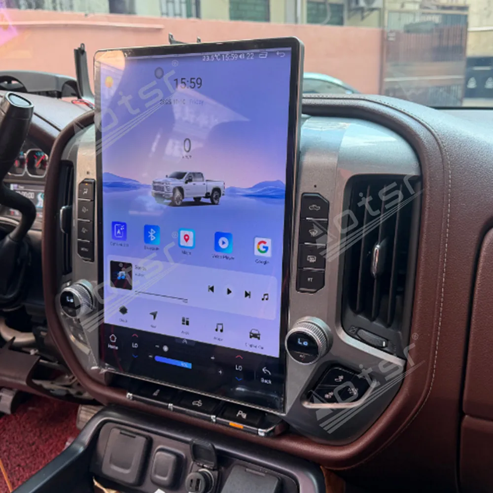

Android 14 15.6 Inch Car Radio For Chevrolet Silverado 2014-2018 Car Multimedia Video Player GPS Navigation Carplay Unit DSP HD