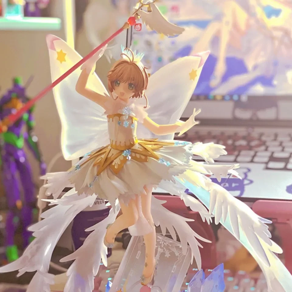 In Stock 100% Original 1/7  Kinomoto Sakura Cardcaptor Sakura Hello Brand New World Ver  Action Model Toys 35.7cm