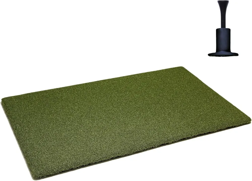

Real Feel Golf Practice Mat 3x5 Heavy Duty Commercial Indoor Outdoor Simulator Tee Compatible