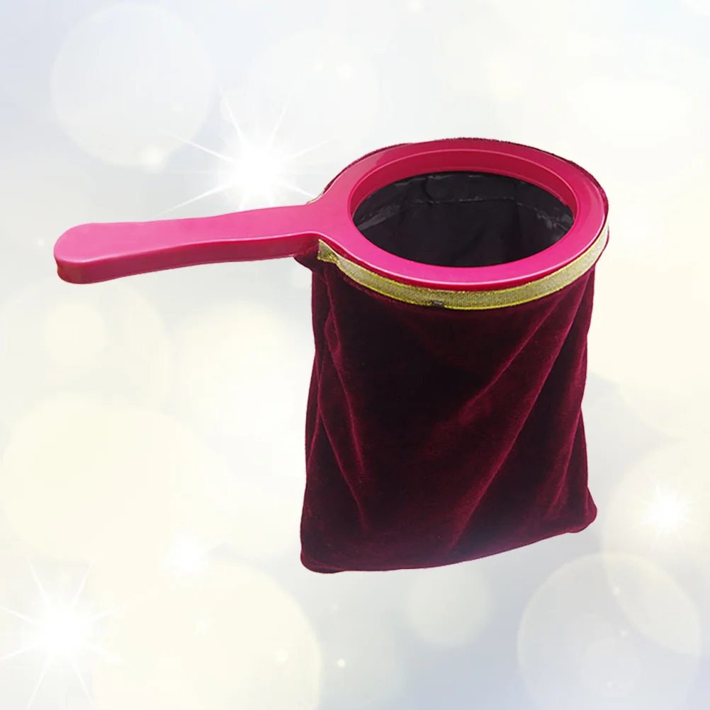 

1Pcs Bag Premium Material Trick Props with Handle for Stage Performance Change Bag for Festival Shows Red