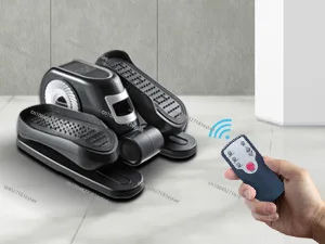 Under Desk Elliptical Leg Exerciser with Remote Control 12 Speed Adjustable Electric