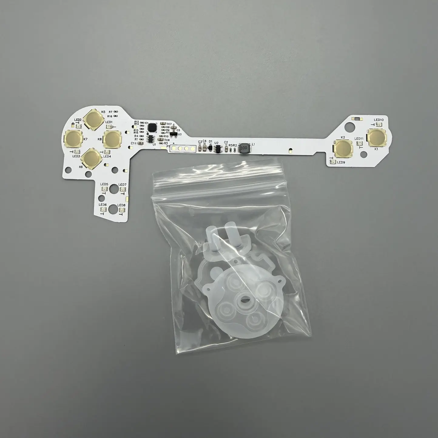 

For GAMEBOY GBA Button Light Pot Piece Integrated Metal Button Spring Piece RGB Custom Color Matching