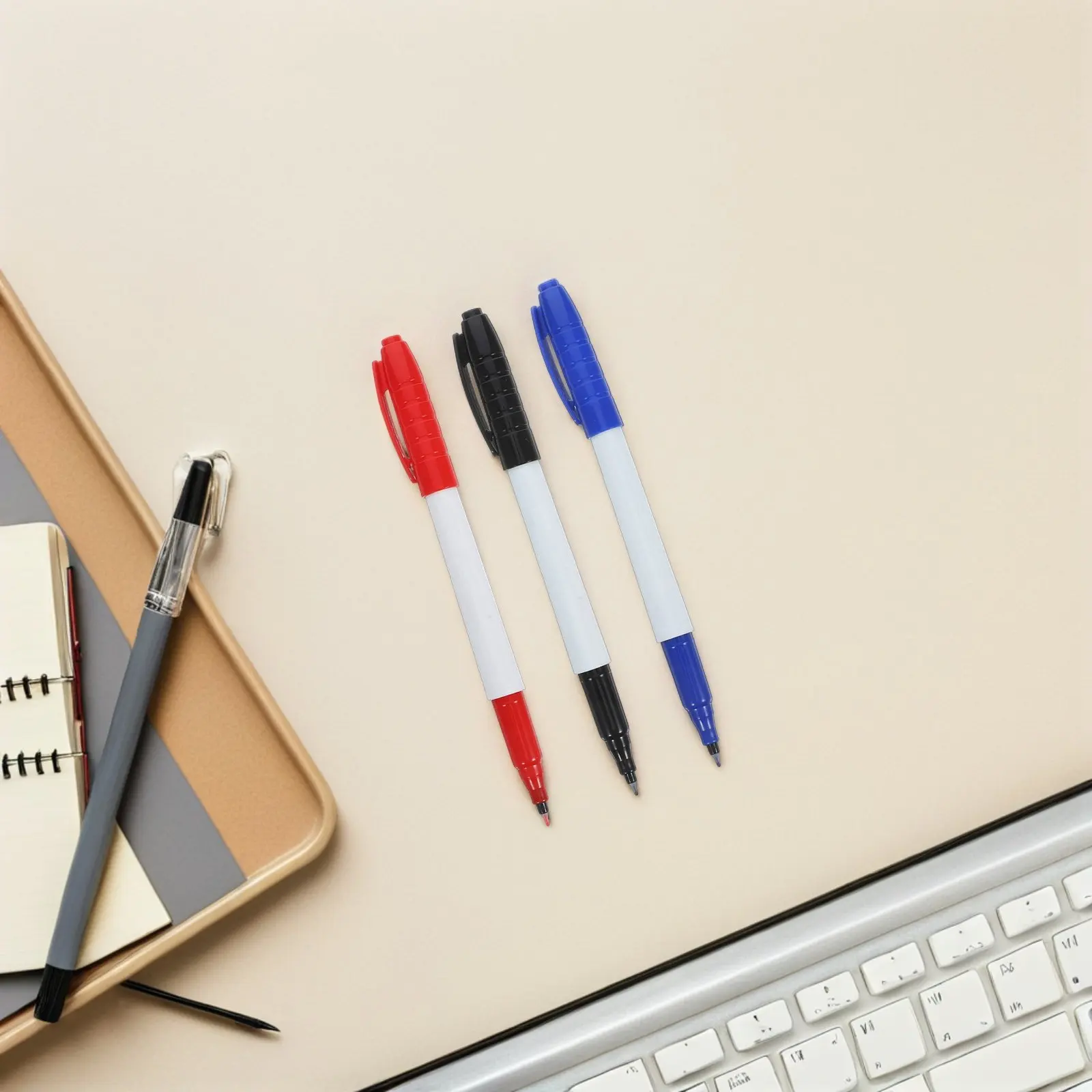 12Pcs Whiteboard Marker Pens Fine Tip 0.5mm Colored Erasable Dry Erase Markers Smooth Writing for Office Classroom