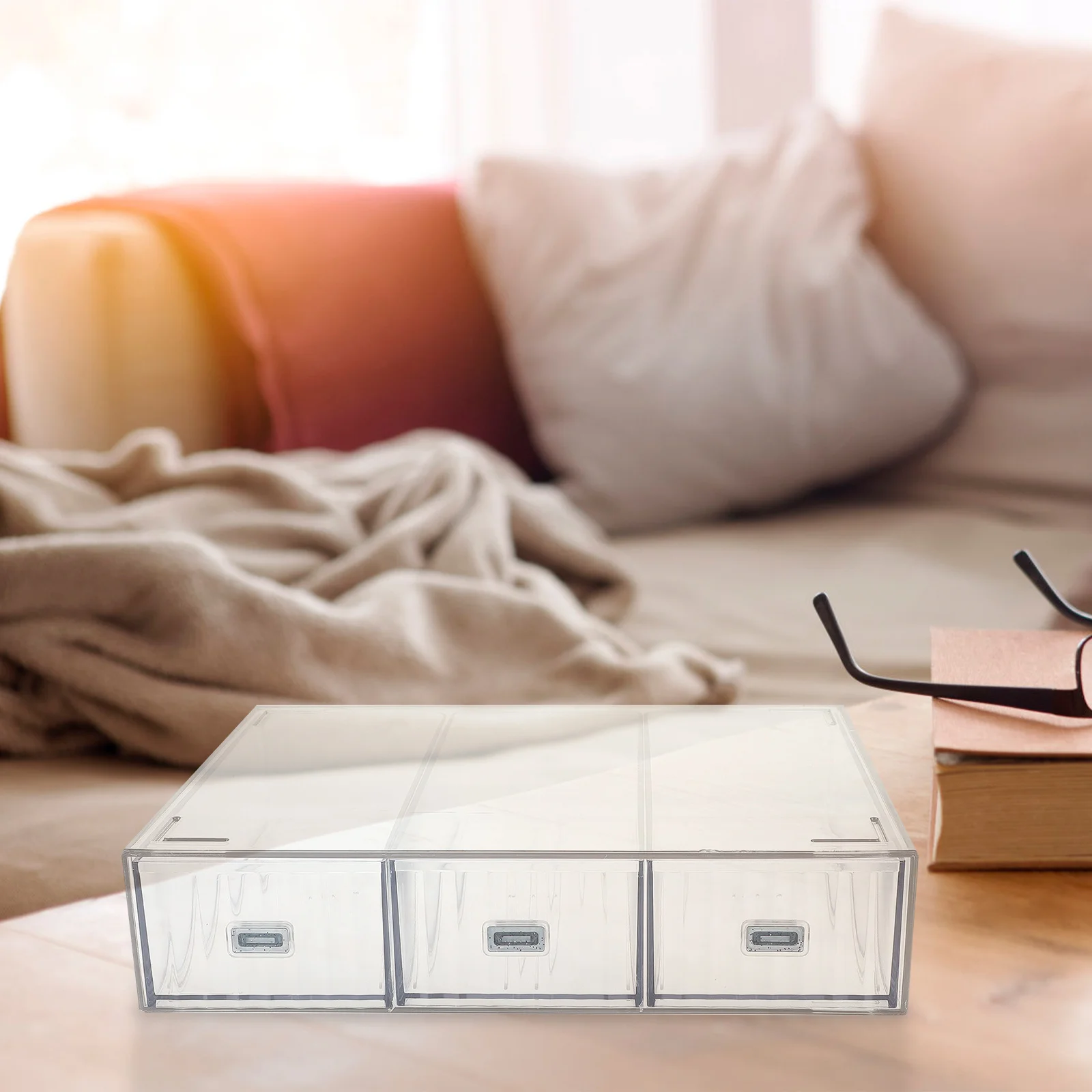 

Desk Drawer Desktop Storage Box Plastic Bins with Drawers for Multi-layer Organizer Office