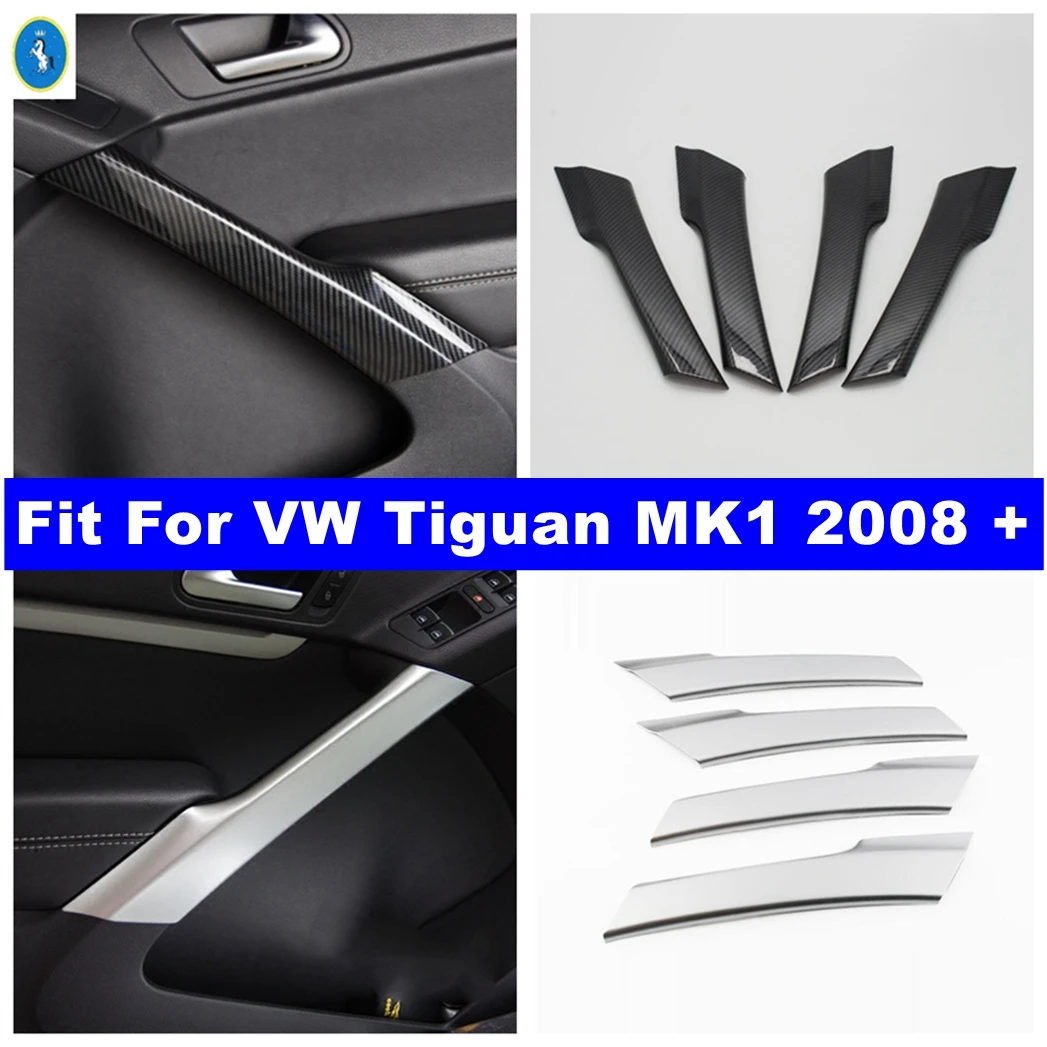 

Matte Inner Door Armrest Handle Panel Strip Decoration Cover Trim For Volkswagen VW Tiguan MK1 2008 - 2015 Accessories Interior