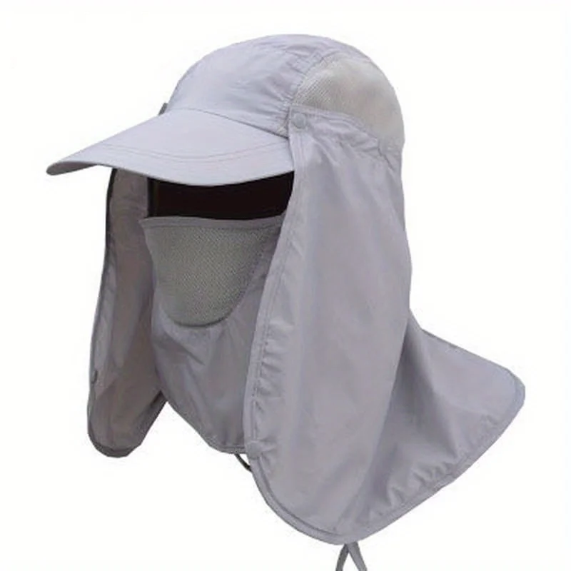 1 Stück Fahrrad-Kopfbedeckung UV-Schutzkappe Outdoor-Visor Bergsteigerhut Fischerhut Atmungsaktiv