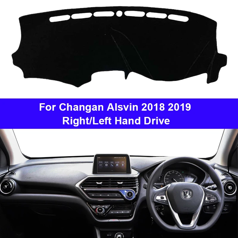 Car Auto Inner Dashboard Cover For Changan Alsvin 2018 2019 LHD RHD Dashmat Carpet Cape Sun Shade Pad Rug Anti-UV