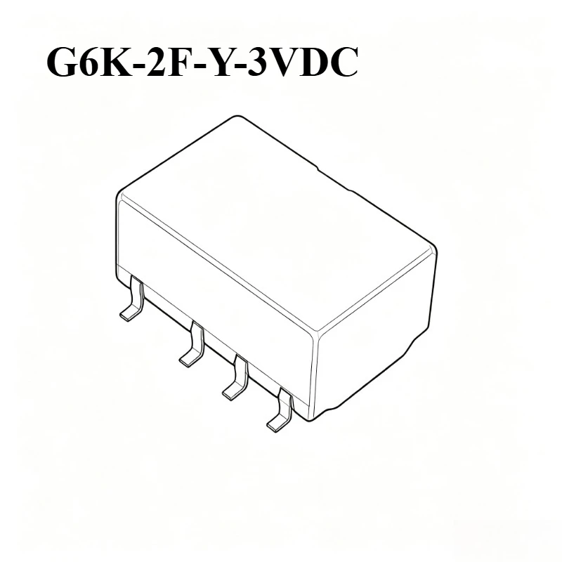 5PCS/Lot G6K-2F-Y-3VDC G6K-2F-Y-5VDC G6K-2F-Y-12VDC G6K-2F-Y-24VDC Signal Relay SMD G6K-2F-Y  SOP-8  3V 5V 12V 24V Signal Relay