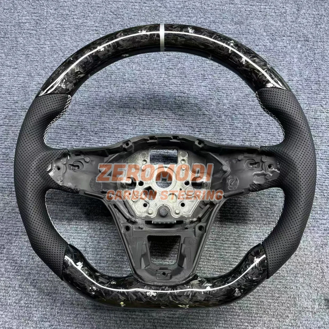 100% Real Carbon Fiber Steering Wheel for VW T-cross Magotan B8 No Paddle Shifters