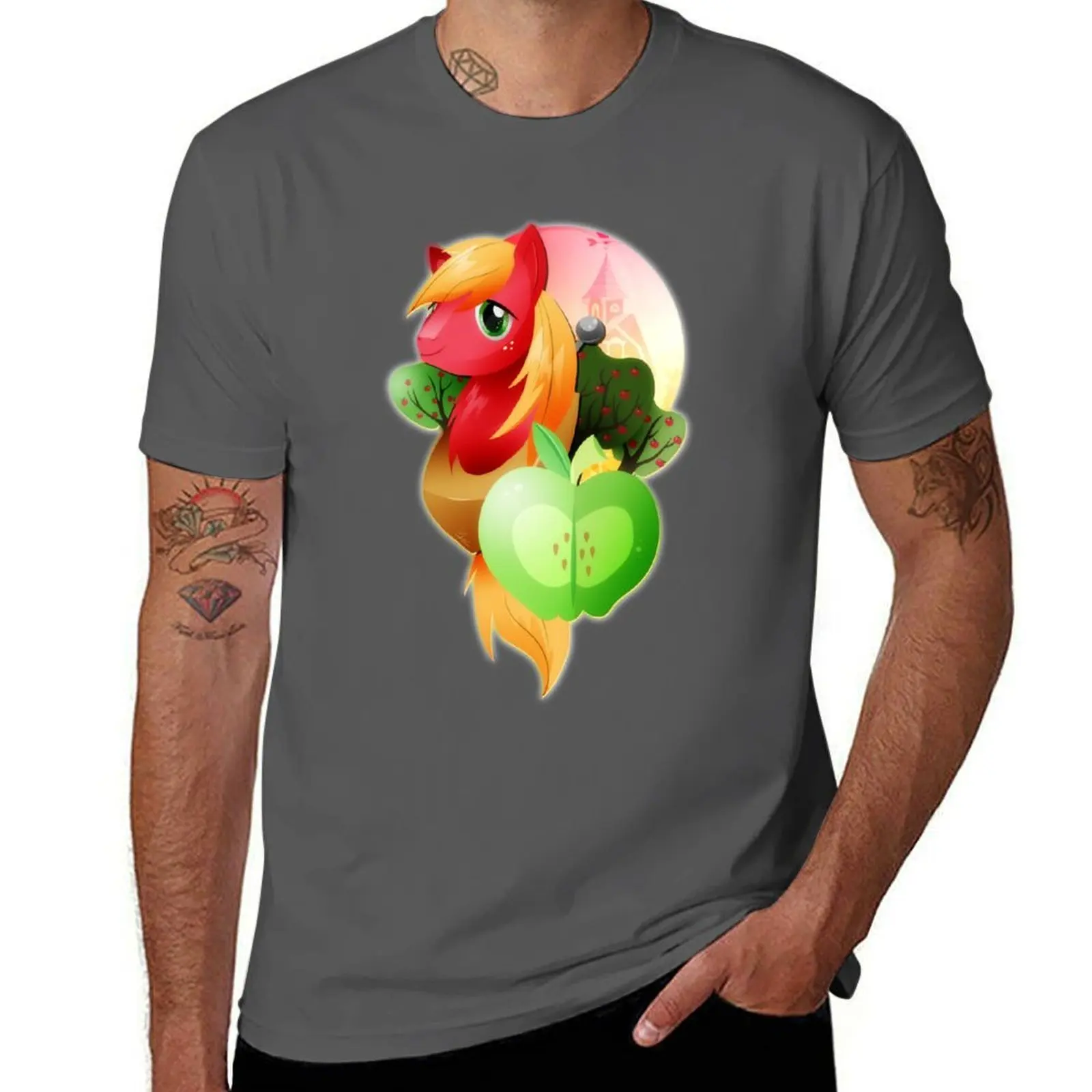 

Футболка Big McIntosh, хлопковые футболки, высококачественные мужские футболки с рисунком