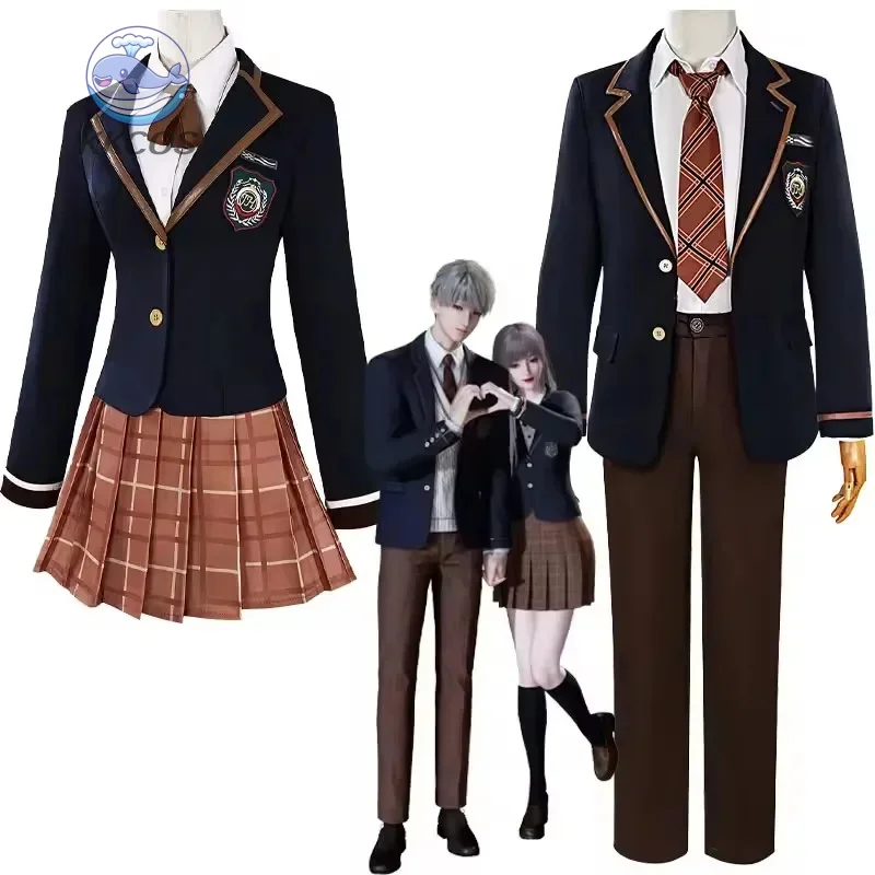 

Game Love and Deepspace Cosplay Costume Xavier Sylus Rafayel Zayne School Uniform Dress Anime DK JK Uniform Party Outfit KKCos