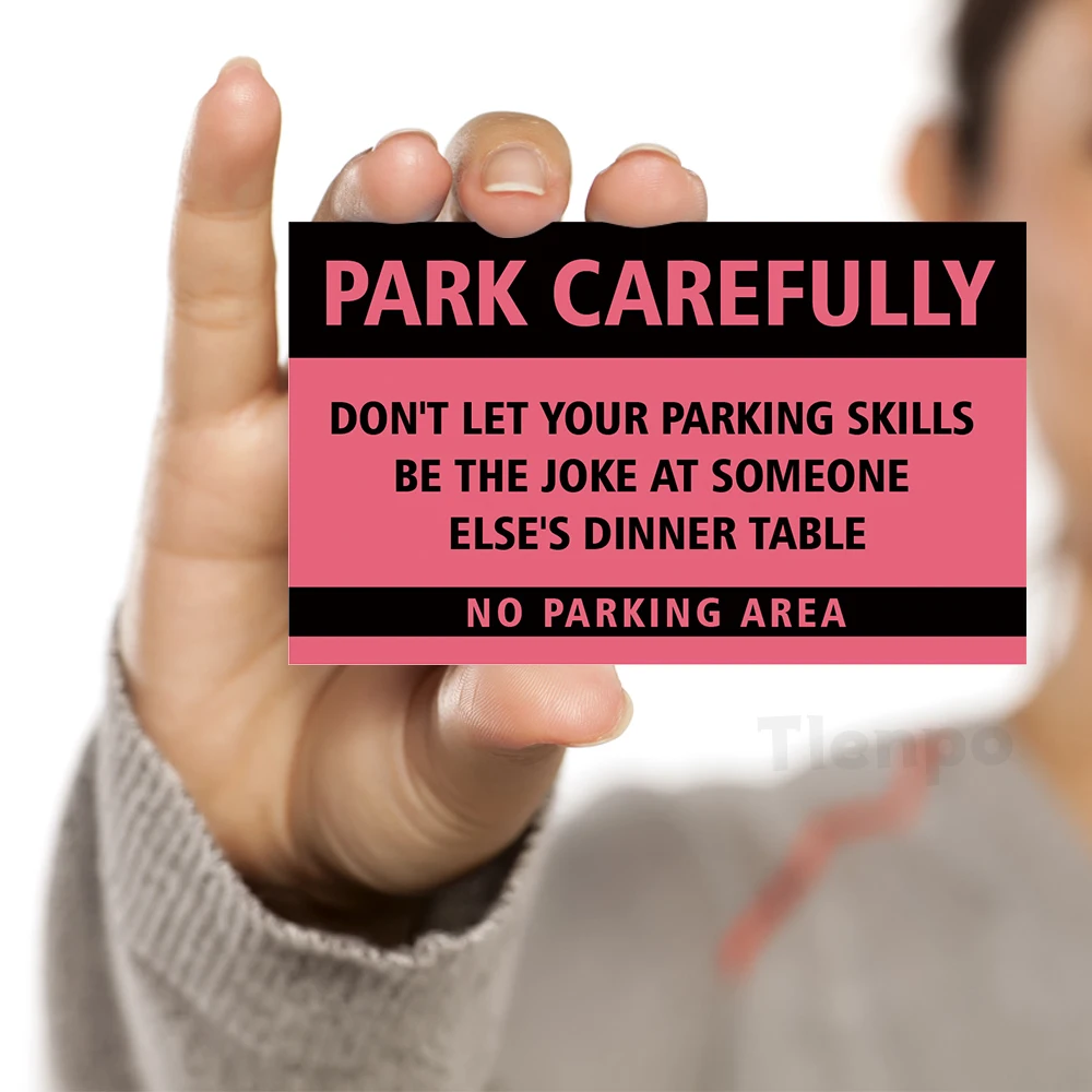 50pcs Humorous Parking Cards \