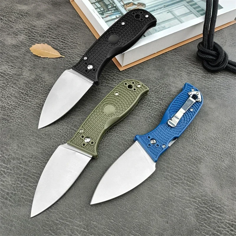 High Quality C69 Nylon Fiber Handle Folding Pocket Knife, Hunting Cutting Outdoor Tactical Knife Rescue EDC Tool Knife