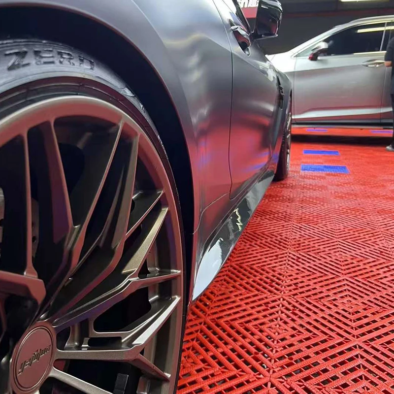 

STLFHigh Quality Carbon Fiber Side Skirts for BMWs G82 G83 M4 COUPE 2021+ OEM Style Dry Carbon Fiber Car Side Skirt