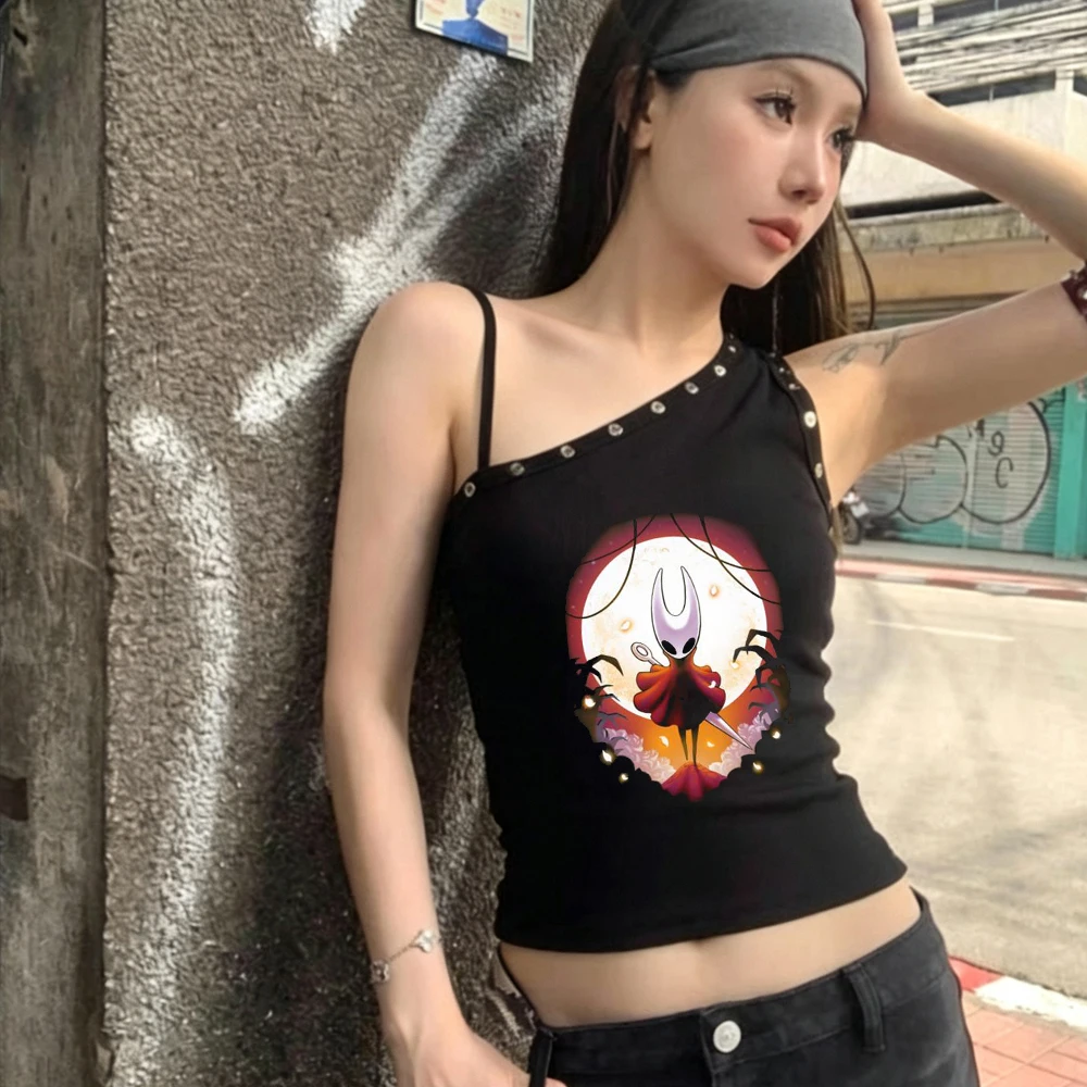 Hollow Knight crop top girl pa - Vintage Fashion For Sale review and price