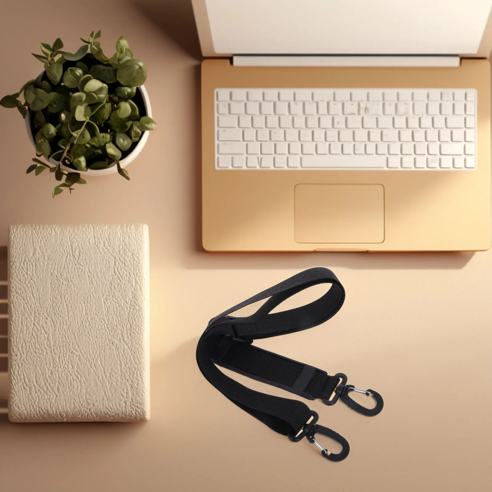 

Adjustable Shoulder Strap 3cm Wide for Camera Laptop Bag Black Nylon Crossbody Straps Replacement Travel Accessories