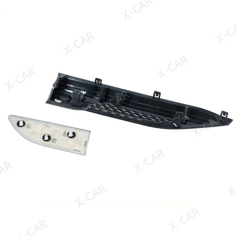 سيارة الباب الأمامي درابزين الجانب مصبغة ورقة لوحة منفذ الهواء صب غطاء الكسوة قطاع لاند روفر رينج روفر إيفوك 2011-2019 #4