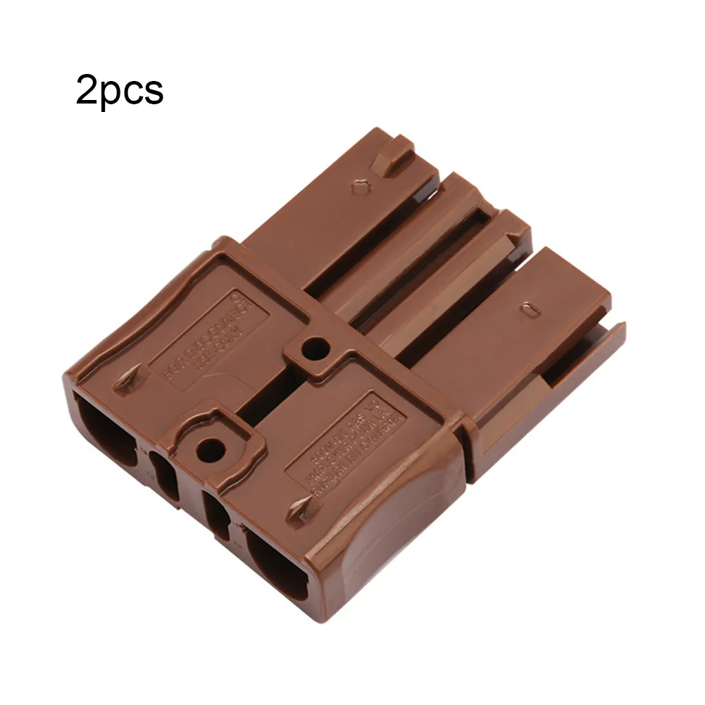 2PCS Power Forklift Connectors SBS75X 75A 600V FOR Plug Lithium Battery Power Forklift Connector Two-pole Connector