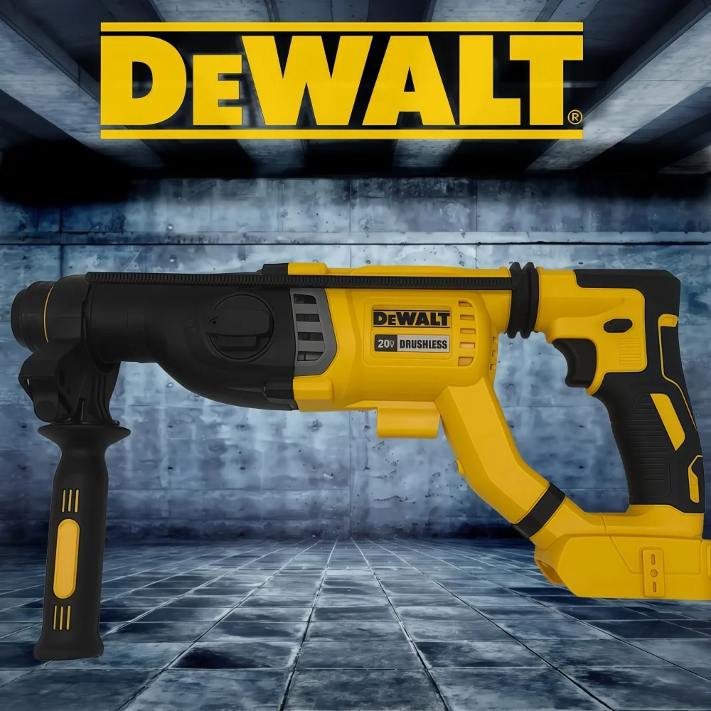 

DEWALT Бесщеточный молоток 20 В Аккумуляторный электрический молоток SDS PLUS 4300 об/мин Столярный специальный электроинструмент (без аккумулятора)