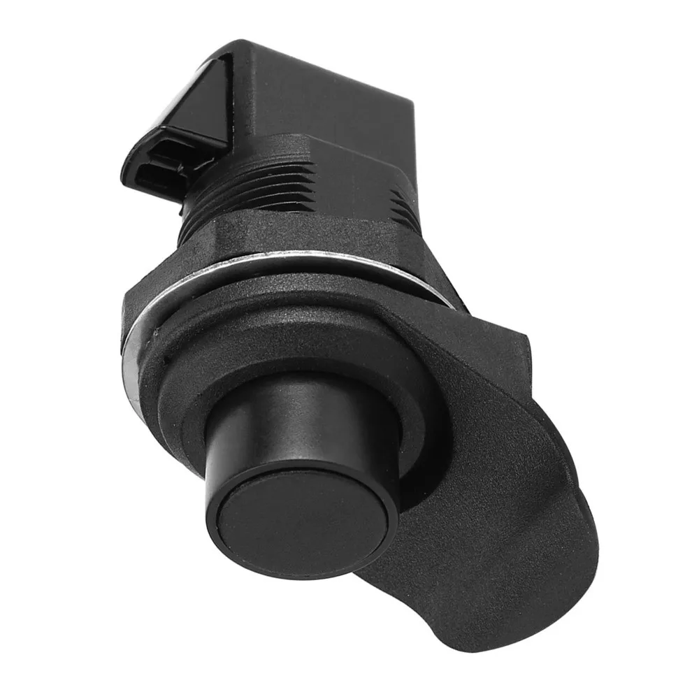 Easy Installation Marine Latch Boat Door Latch Black Push Button Latch Plastic Push To Close Latch Glove Box Latch