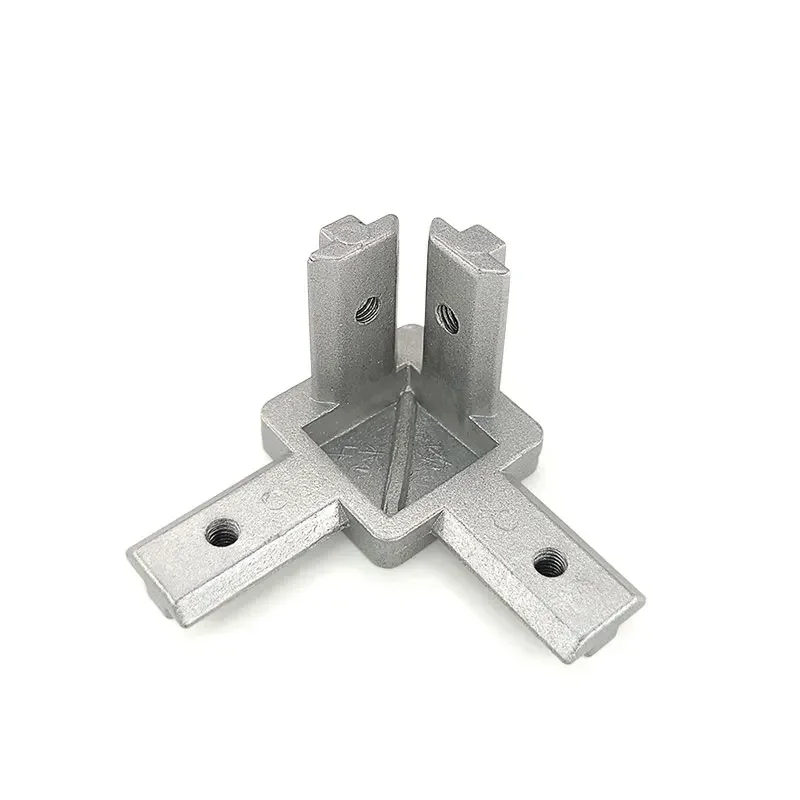 10 Pcs 3 Way Corner Bracket Connector EU 2020 3030 4040 With Screws For Standard T Slot Aluminum Extrusion Profile 2020 3030 view 5