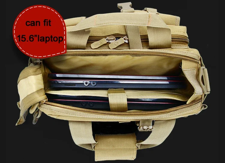 Fashion Nylon Men's Briefcase tote 15.6"laptop bag Business Case men Handbag male shoulder bag