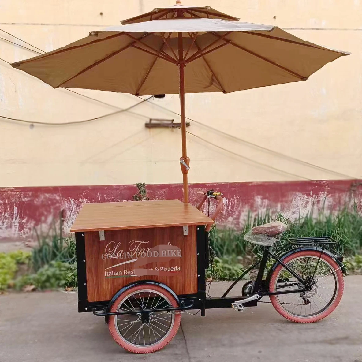 Hot Beverage Cars Orange Juice Cars Bicycles Street Food for Sale