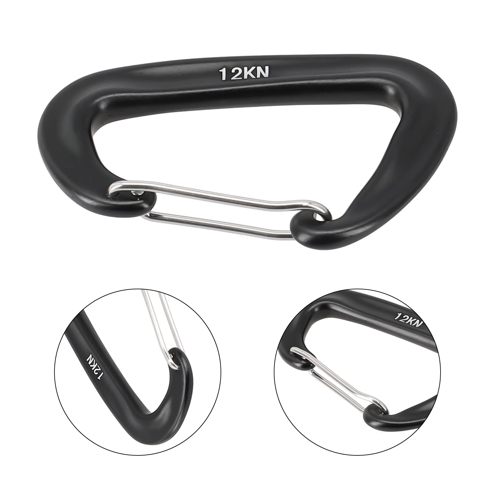 Carabiner D Shape Clip D Shape Portable Snap Clip 8*5cm Aluminium Carabiner For Climbing Tools Hot Sale Newest