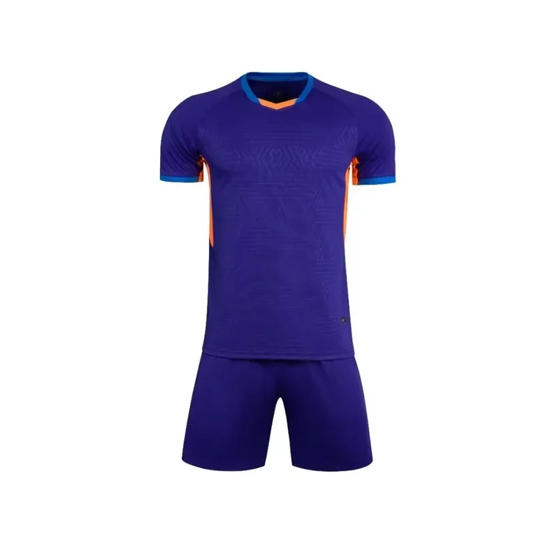 2024 Summer Latest Children's Football Team Uniform Set for Boys and Girls New Short Sleeve Soccer Jersey