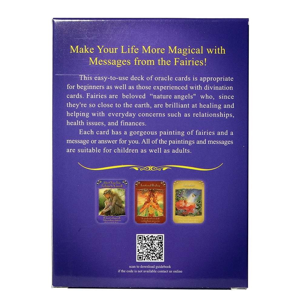 New Doreen Virtue Messages From The Fairies Oracle CardsSupport Wholesale Factory Made English Version 29 Oracle Decks