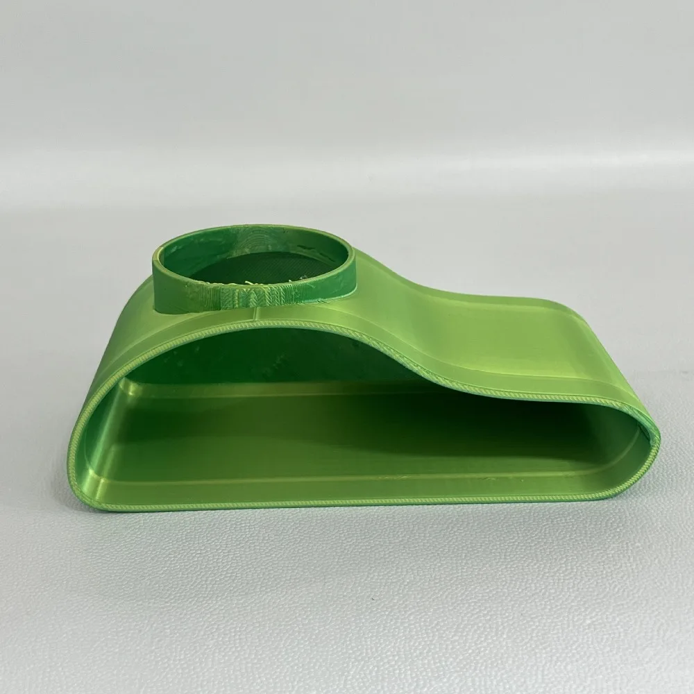 Tunnel de cachette pour aquarium en plastique, imprimé en 3D, forme de grotte naturelle courbe, à trou unique, à installer sous le gravier