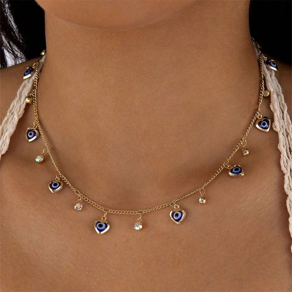Advanced Minimalist Crystal Sun And moon Pendant Necklace Women's Chain Necklace Daily Party Jewelry Gift New
