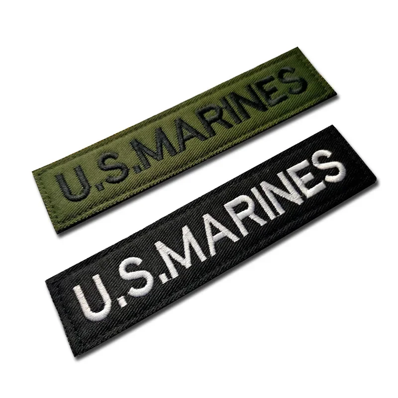 101 Chest Strip US Army Badge SEAL Delta State Unbound Army Green 3D Embroidered Hook and Loop Patch Stickers Soldier DIY Badges