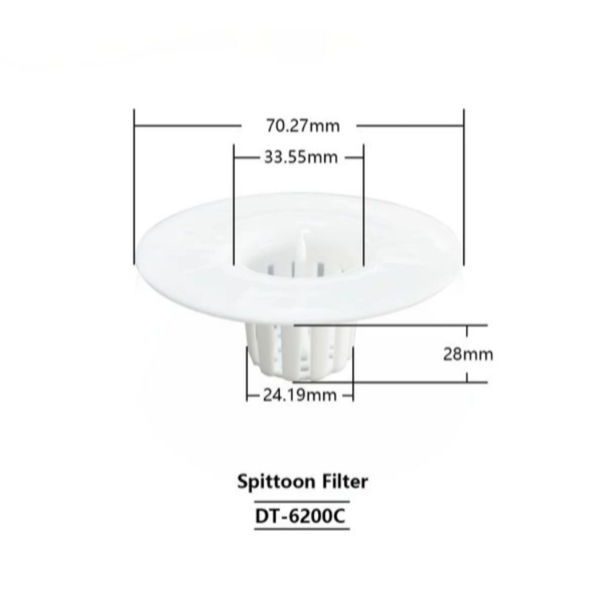 10PCS Disposable Filter for spittoon fit Suntem Anle dental chairs Plastic Ceramic integration spittoon basin  dentist tools view 4
