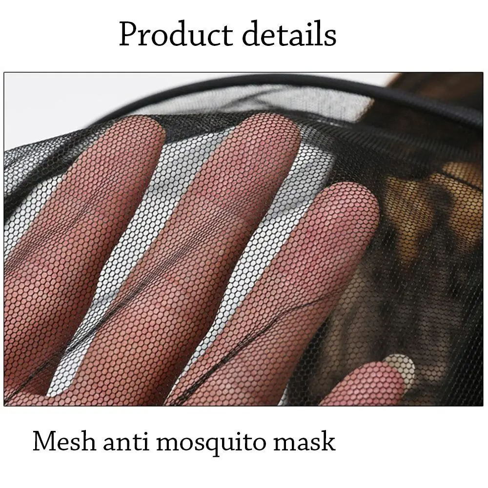 Outdoor Sunscreen Mosquito Hat Repellent Protection Foldable Bucket Hat Casual Insect Bee Protection Fishing Sun Cap